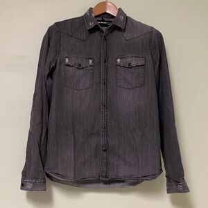 The Kooples Charcoal Button-Up Shirt